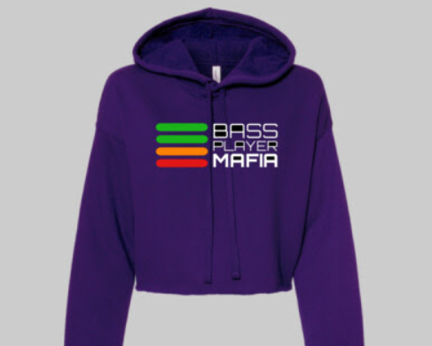 Hoodie Women's Purple Crop