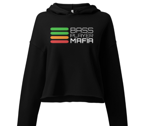 Hoodie Women's Black Crop